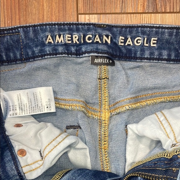 Men’s American Eagle Outfitters Original Bootcut Blue Jeans Size 28/32 Airflex+ - Picture 2 of 5